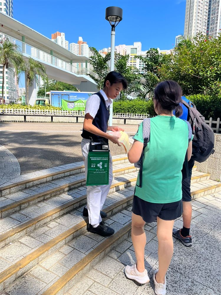 Flag selling day for Methodist Epworth Village Community Centre Social